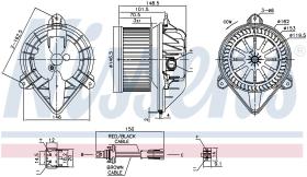 Nissens 87432 - VENTILADOR HAB.RENAULT SCENIC I(96-