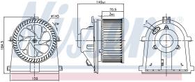 Nissens 87437 - VENTILADOR HAB.SEAT AROSA(6H)(97-)1