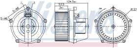 Nissens 87444 - VENTILADOR HAB.VOLKSWAGEN TRANSPORT