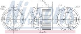 Nissens 87481 - VENTILADOR HAB.PEUGEOT 206(2)(98-)2