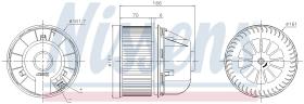 Nissens 87489 - VENTILADOR HAB.FORD KUGA(CBS)(13-)1