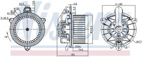 Nissens 87495 - GMV00 FORD KA/PUMA/B-MAX/FIESTA VII/TOURNEO/TRANSIT COURIER