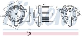 Nissens 87705 - VENTILADOR HAB.MAZDA SCRUM (GE306)(