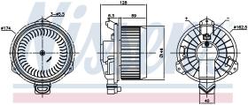 Nissens 87723 - VENTILADOR HAB.FIAT SEDICI(06-)1.9