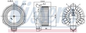 Nissens 87724 - VENTILADOR HAB.FIAT SEDICI(06-)1.9