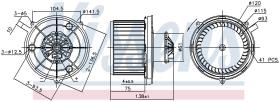 Nissens 87743 - VENTILADOR HAB.HONDA LIFE III(JB1-4