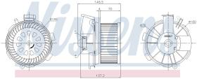 Nissens 87744 - VENTILADOR HAB.PEUGEOT 206(2)(98-)2