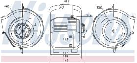 Nissens 87768 - VENTILADOR HAB.AUDI 80/90(B2)(78-)1