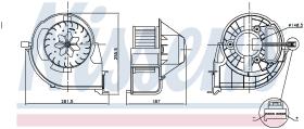 Nissens 87802 - VENTILADOR HAB.BMW X6 F16-F86(13-)X