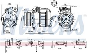 Nissens 890037 - COMPRESOR BMW X5 E70(07-)X5 30SI