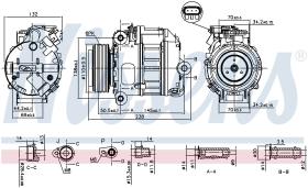 Nissens 890037 - COMPRESOR BMW X5 E70(07-)X5 30SI