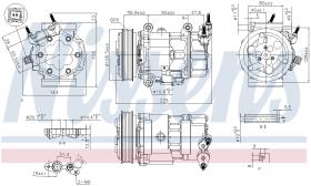 Nissens 890041 - COMPR MINI ONE/COOPER R50/53/57