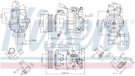 Nissens 890048 - COMPRESOR VOLKSWAGEN MULTIVAN(7H.7E