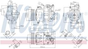 Nissens 890048 - COMPRESOR VOLKSWAGEN MULTIVAN(7H.7E