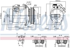 Nissens 890049 - COMPRESOR MERCEDES SPRINTER W 906(0