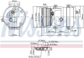 Nissens 890050 - COMPR CHEVROLET CRUZE 2.0 CDI (06>) EPICA (06>)