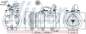 Nissens 890059 - COMPRESOR MAZDA BT 50 I(J97M)(06-)3