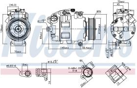 Nissens 890068 - COMPRESOR VOLKSWAGEN TOUAREG(7P)(10