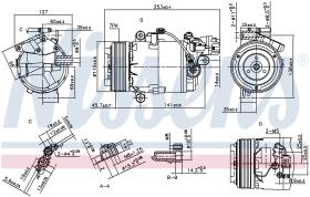 Nissens 890071 - COMPRESOR BMW 1 E81-E82-E87-E88(04-