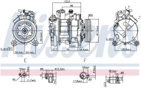 Nissens 890072 - COMPRESOR BMW 3 E90-E91-E92-E93(05-