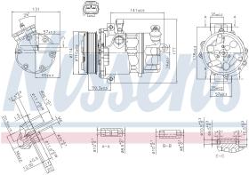 Nissens 890074 - COMPRESOR ALFA ROMEO MITO(955)(08-)