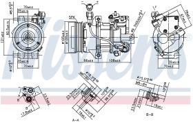 Nissens 890077 - COMPRESOR SMART FORFOUR (W454)(04-)