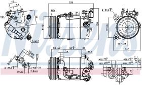 Nissens 890098 - COMPR BMW SERIE 2/X1/X4/MINI