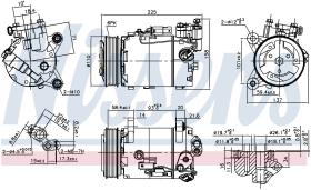 Nissens 890099 - COMPR BMW/MIN (101 MM ENTRE SOPORTES)