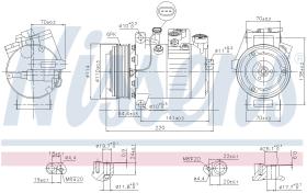 Nissens 890115 - COMPRESOR MERCEDES C-CLASS W 205(14