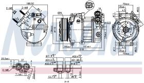 Nissens 890125 - COMPR FORD FOCUS III (11>)MONDEO IV(07>)S-MAX(06>)VOLVO C30