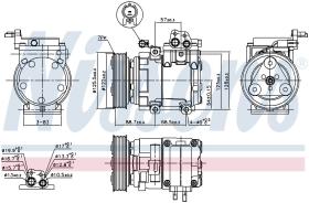 Nissens 890129 - COMPR HYUNDA H1 2.5CRDI