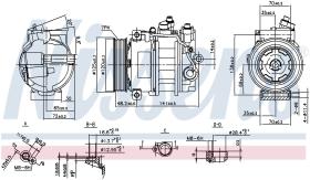 Nissens 890140 - COMPRESOR PORSCHE PANAMERA(970)(09-