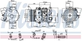 Nissens 890142 - COMPRESOR TOYOTA HIGHLANDER/KLUGER(