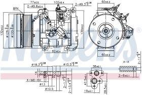 Nissens 890153 - COMPRESOR TOYOTA LAND CRUISER J200(