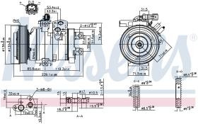 Nissens 890162 - COMPRESOR CHRYSLER 300C(04-)2.7 I V