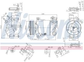 Nissens 890215 - COMPRESOR FORD FOCUS III(CB8.CEW)(1