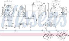 Nissens 890216 - COMPRESOR FORD FOCUS III(CB8.CEW)(1