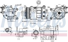 Nissens 890226 - COMPRESOR NISSAN TEANA J32R(09-)2.5