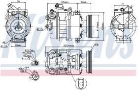 Nissens 89023 - COMPR AUDI A4 II/ A6 (01>) DIAM. SALIDA 13,5 Ø