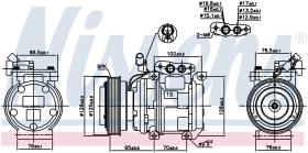 Nissens 890233 - COMPRESOR KIA CARENS II(UN)(06-)1.6