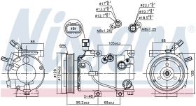 Nissens 890235 - COMPR HYUNDAI I30/ KIA CEED 1.6GDI (12-)