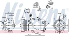 Nissens 890239 - COMPRESOR KIA OPTIMA III(TF)(10-)2.