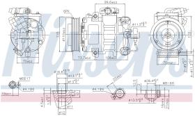 Nissens 89026 - COMPR SEAT IBIZA IV/POLO V/ FABIA (02>)