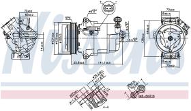 Nissens 890262 - COMPRESOR VAUXHALL ASTRA H(04-)2.2