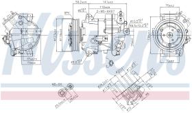 Nissens 890264 - COMPR OPEL ASTRA J 1.6D (09-)