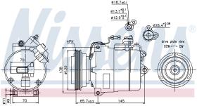 Nissens 89027 - COMPR AUDI A4/VW PASSAT IV (96>)