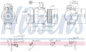 Nissens 89028 - COMPRESOR MERCEDES ACTROS MP2/MP3(0