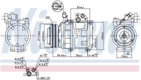 Nissens 890282 - COMPRESOR KIA CARNIVAL I(KV-II)(99-