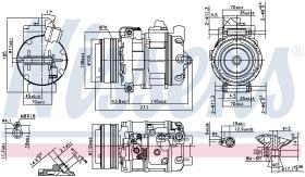 Nissens 890292 - COMPRESOR BMW X5 E53(00-)X5 4.4I