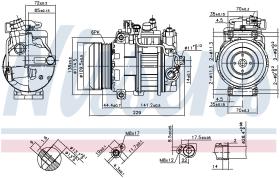 Nissens 890296 - COMPR MB SPRINTER W906 (3 PINES)